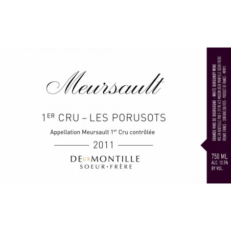 Meursault 1er cru Les Porusots - Domaine de Montille