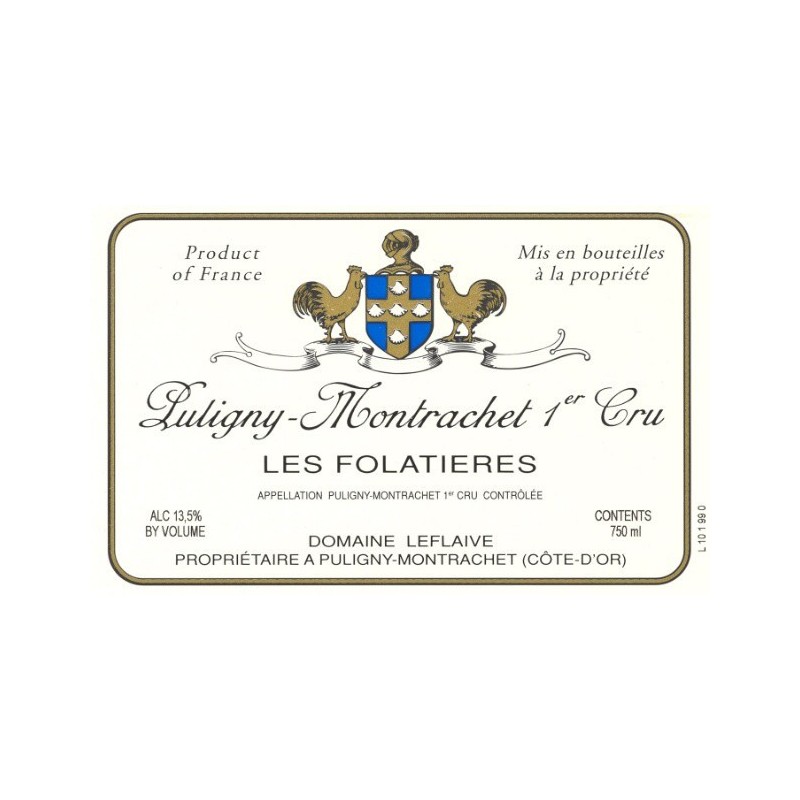 Puligny Montrachet 1er cru 2003 - les Folatieres Puligny Montrachet 1er cru 2003 - les Folatieres