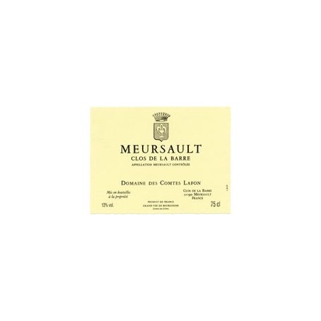 Meursault Clos de la Barre Domaine des Comtes Lafon