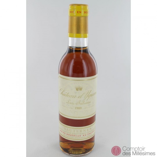 Yquem 1989 demi Bouteille Yquem 1989 demi Bouteille