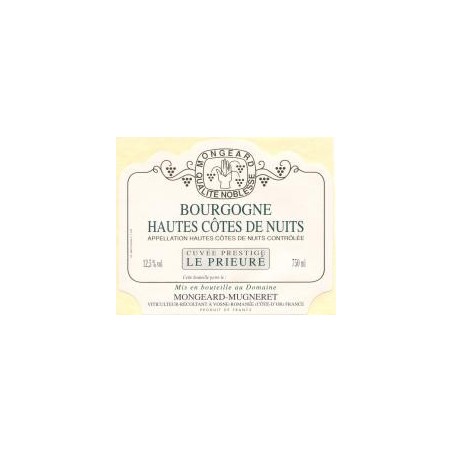 Hautes Côtes de Nuits Blanc Le Prieuré - Mongeard-Mugneret