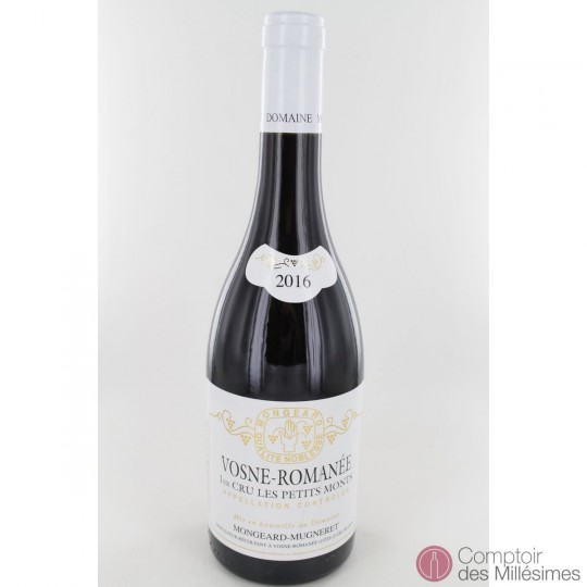 Vosne Romanée 1er Cru 2016 Les Petits Monts Monts - Mongeard Mugneret Vosne Romanée 1er Cru 2016 Les Petits Monts Monts - Mongeard Mugneret