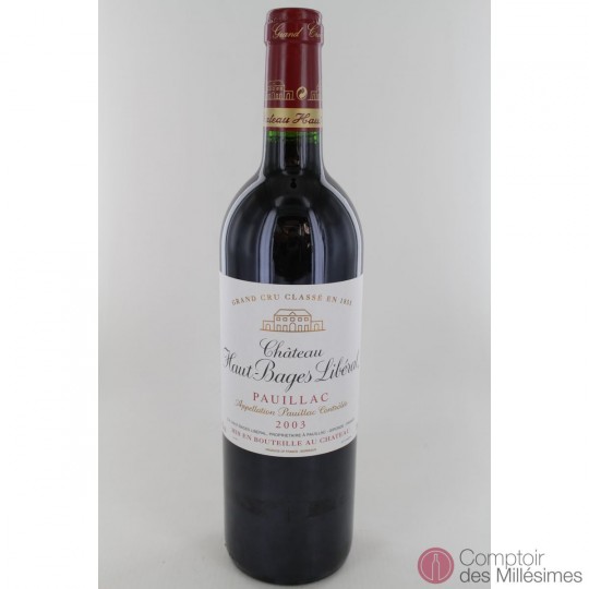 Château Haut Bages Liberal 2003 Château Haut Bages Liberal 2003