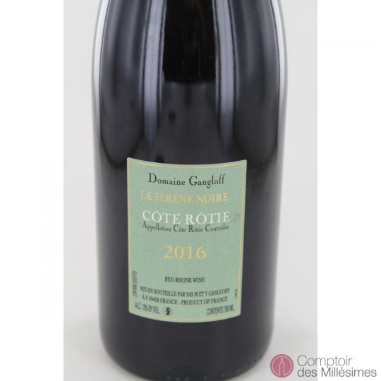 Côte-Rôtie 2016 La Sereine Noire - Gangloff Côte-Rôtie 2016 La Sereine Noire - Gangloff