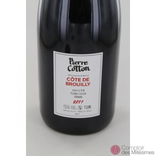 Côte de Brouilly Les Grillés - Pierre Cotton Côte de Brouilly Les Grillés - Pierre Cotton