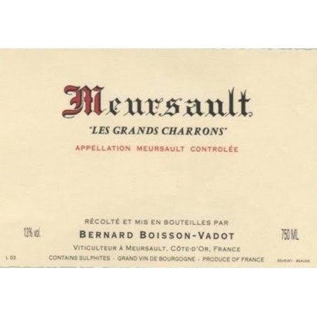 Meursault Les Grands Charrons - Boisson-Vadot
