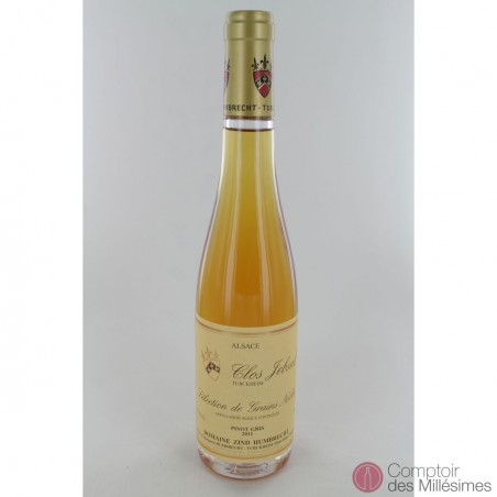 Pinot Gris Clos Jebsal - Selection de grains nobles 2011 (Half-Bottle)