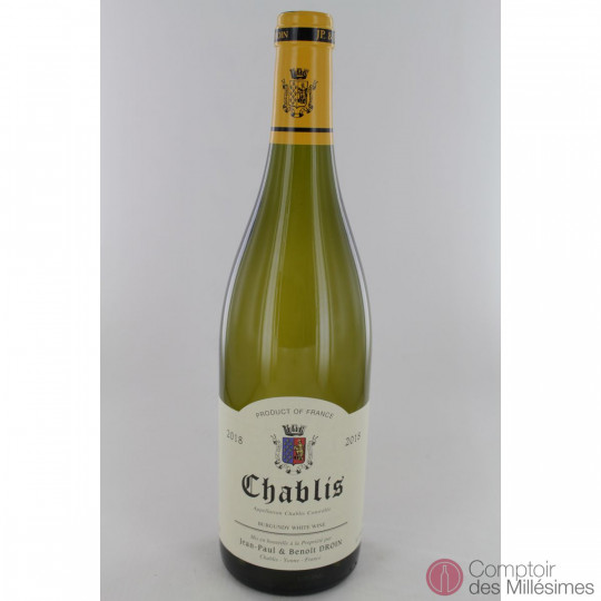 Chablis 2018 - Jean-Paul and Benoit Droin Chablis 2018 - Jean-Paul and Benoit Droin