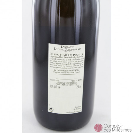 Blanc Fumé de Pouilly 2016 - Didier Dagueneau
