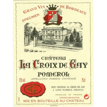 Chateau La Croix de Gay 1971