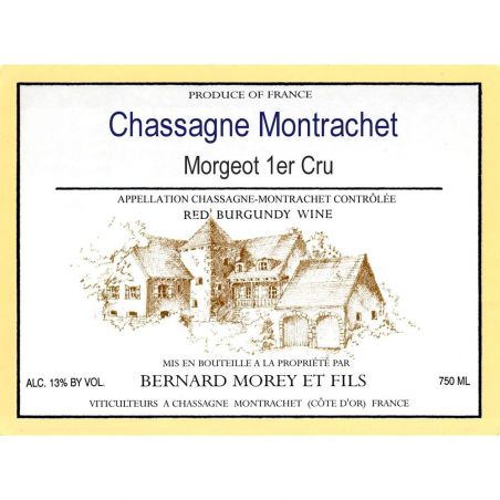 Chassagne-Montrachet 1er Cru 1991 Morgeot - Bernard Morey