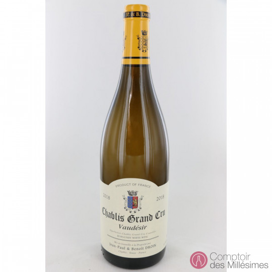 Chablis Grand Cru 2018 Vaudésir - Jean-Paul and Benoit Droin Chablis Grand Cru 2018 Vaudésir - Jean-Paul and Benoit Droin