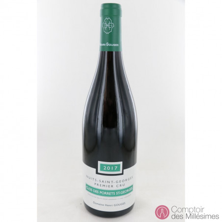 Nuits St Georges 1er cru 2017 Clos des Porrets St Georges - Henri Gouges