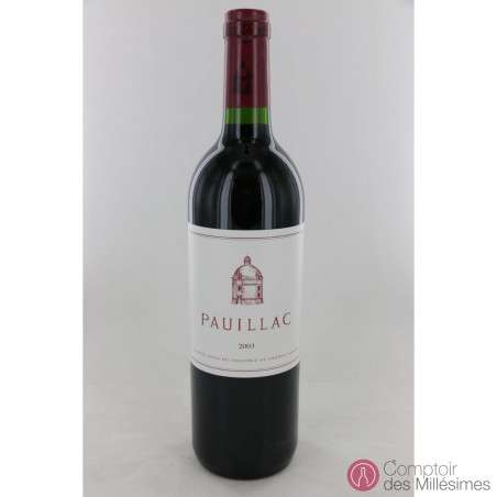 Pauillac of Château Latour 2003