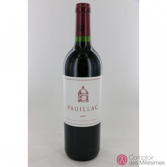 Pauillac de Château Latour 2003 Pauillac de Château Latour 2003