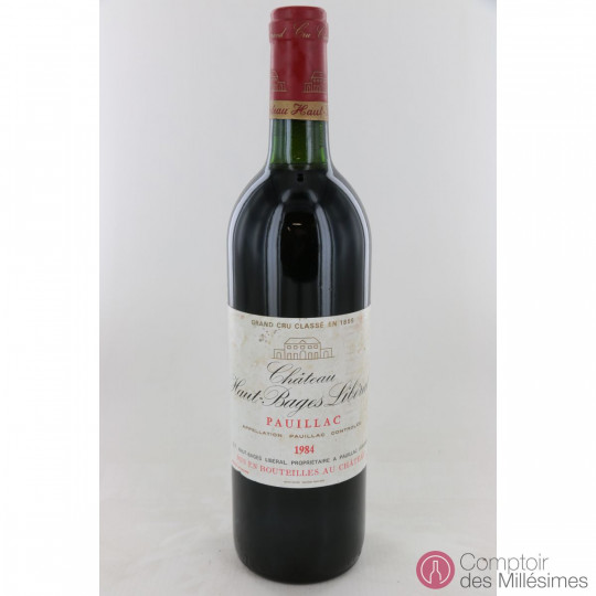 Château Haut Bages Libéral 1984 Château Haut Bages Libéral 1984
