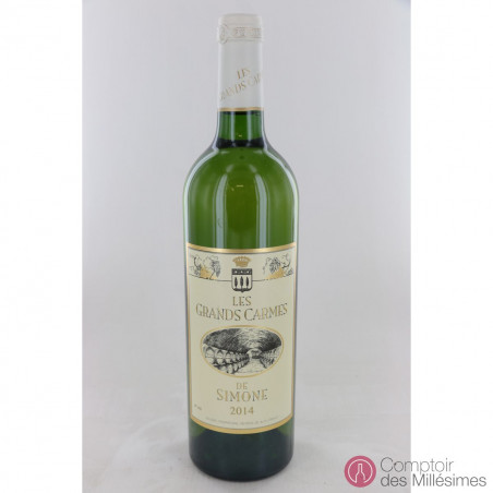 Les Grands Carmes Blanc 2014 - Château Simone