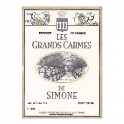 Les Grands Carmes Blanc - Château Simone