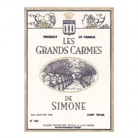 Les Grands Carmes Blanc - Château Simone