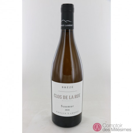 Saumur Blanc 2016 Brézé - Clos de la Rue Monopole - Arnaud Lambert