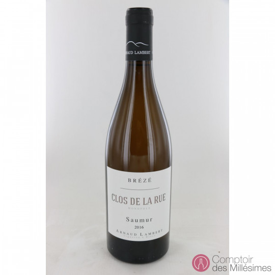 Saumur Blanc 2016 Brézé - Clos de la Rue Monopole - Arnaud Lambert Saumur Blanc 2016 Brézé - Clos de la Rue Monopole - Arnaud Lambert