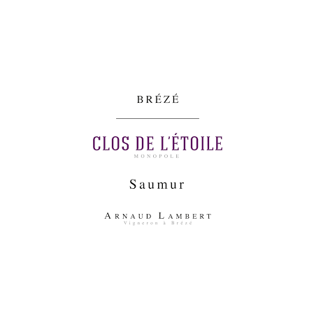 Saumur Rouge Brézé - Clos de l'étoile - Arnaud Lambert