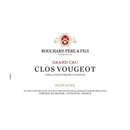 Clos Vougeot Grand Cru - Bouchard Père et Fils Clos Vougeot Grand Cru - Bouchard Père et Fils
