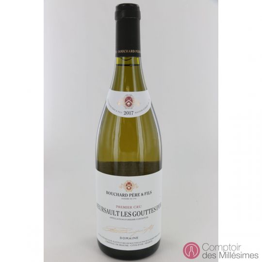 Meursault 1er Cru 2017 Les Gouttes d'Or - Bouchard Père et Fils Meursault 1er Cru 2017 Les Gouttes d'Or - Bouchard Père et Fils
