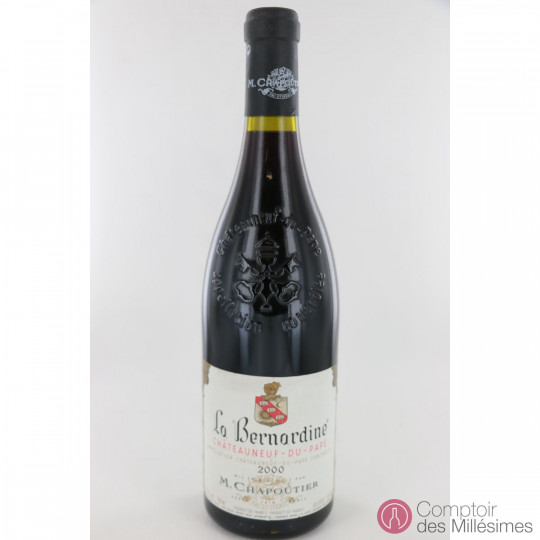 La Bernardine 2000 Chateauneuf du pape - Chapoutier La Bernardine 2000 Chateauneuf du pape - Chapoutier