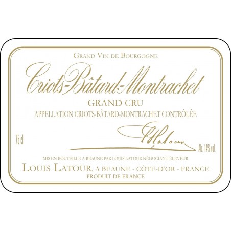 Criots-Batard-Montrachet Grand Cru - Louis Latour