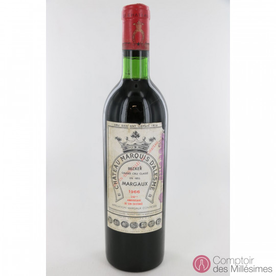 Château Marquis D'Alesme-Becker 1966 Château Marquis D'Alesme-Becker 1966