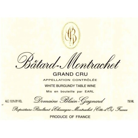 Batard Montrachet grand cru - Blain Gagnard