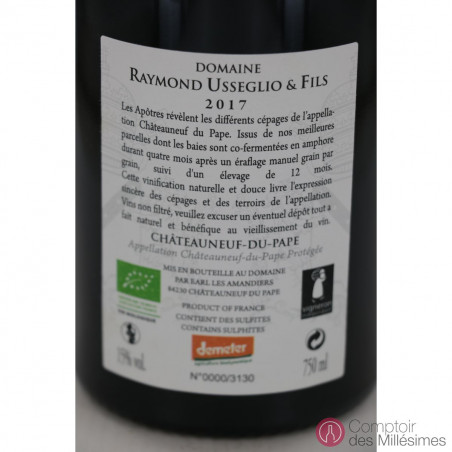 Chateauneuf du Pape 2017 Les Apôtres - Raymond Usseglio