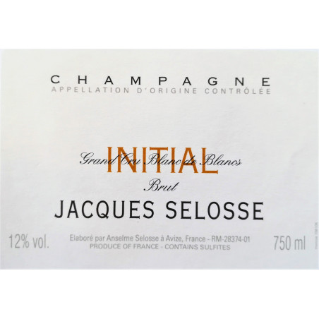 Champagne Initial - Jacques Selosse