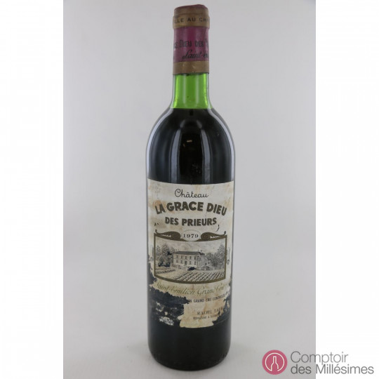 Château La Grace Dieu des Prieurs 1979 Château La Grace Dieu des Prieurs 1979