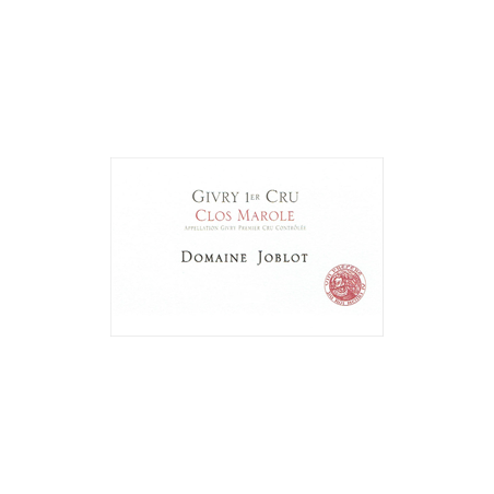Givry 1er cru Clos Marole - Domaine Joblot