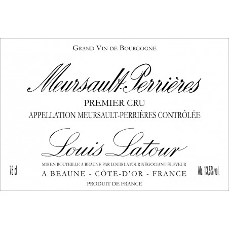 Meursault 1er cru Perrières - Maison Louis Latour