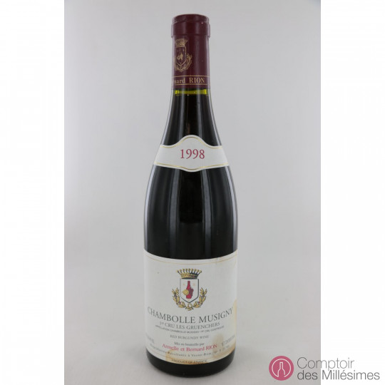 Chambolle Musigny 1er Cru 1998 Les Gruenchers - Armelle et Bernard Rion Chambolle Musigny 1er Cru 1998 Les Gruenchers - Armelle et Bernard Rion