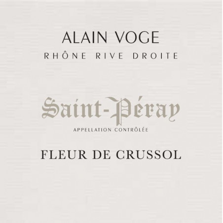 Saint Péray  Fleur de Crussol - Alain Voge