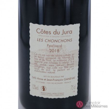 Côtes du Jura 2018 Les Chonchons - Domaine Ganevat