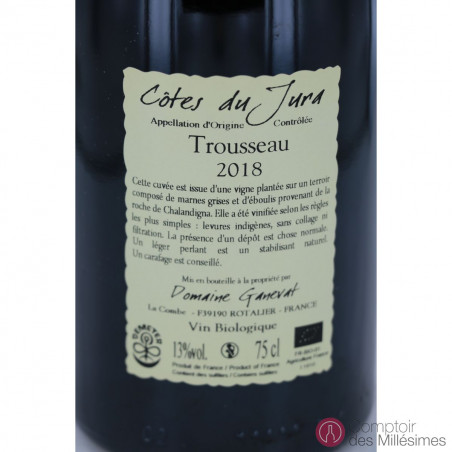 Côtes du Jura 2018 Plein Sud - Domaine Ganevat