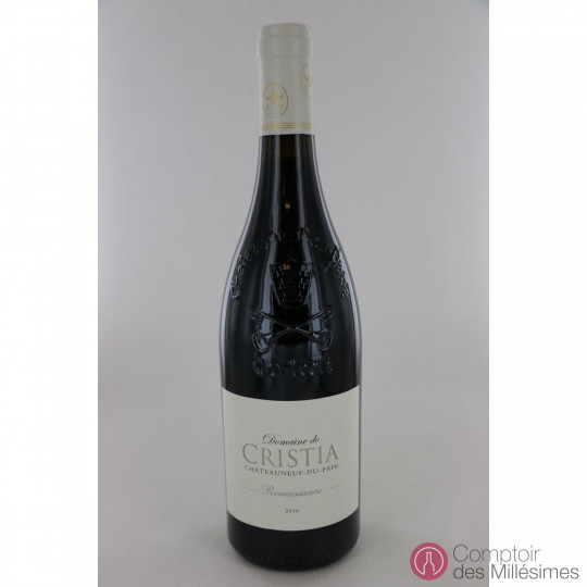 Chateauneuf du Pape 2016 Renaissance - Domaine de Cristia Chateauneuf du Pape 2016 Renaissance - Domaine de Cristia