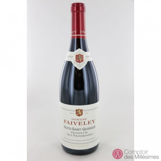 Nuits St Georges 1er cru 2012 Aux Vignerondes - Faiveley Nuits St Georges 1er cru 2012 Aux Vignerondes - Faiveley