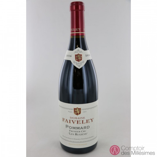Pommard 1er Cru 2016 Les Rugiens - Faiveley Pommard 1er Cru 2016 Les Rugiens - Faiveley