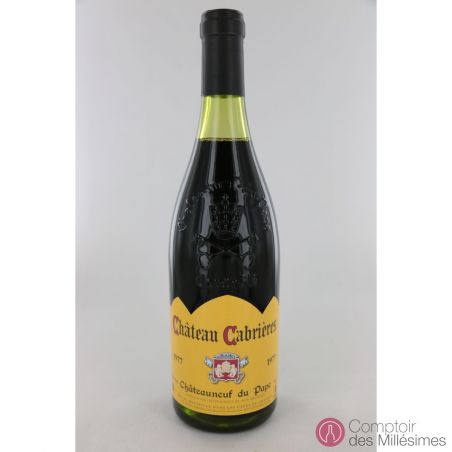 Châteauneuf du Pape 1977 - Château Cabrières