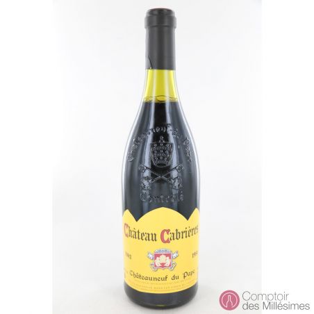 Châteauneuf du Pape 1981 - Château Cabrières