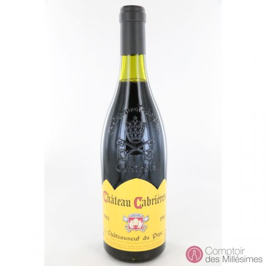 Châteauneuf du Pape 1983 - Château Cabrières Châteauneuf du Pape 1983 - Château Cabrières