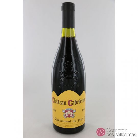 Châteauneuf du Pape 1988 - Château Cabrières Châteauneuf du Pape 1988 - Château Cabrières