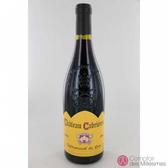 Châteauneuf du Pape 1996 - Château Cabrières Châteauneuf du Pape 1996 - Château Cabrières