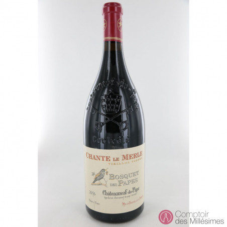 Sing the Blackbird Old Vines 2016 in Magnum Châteauneuf du Pape - Bosquet des Papes